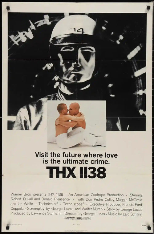 THX 1138 Original Vintage Movie Poster