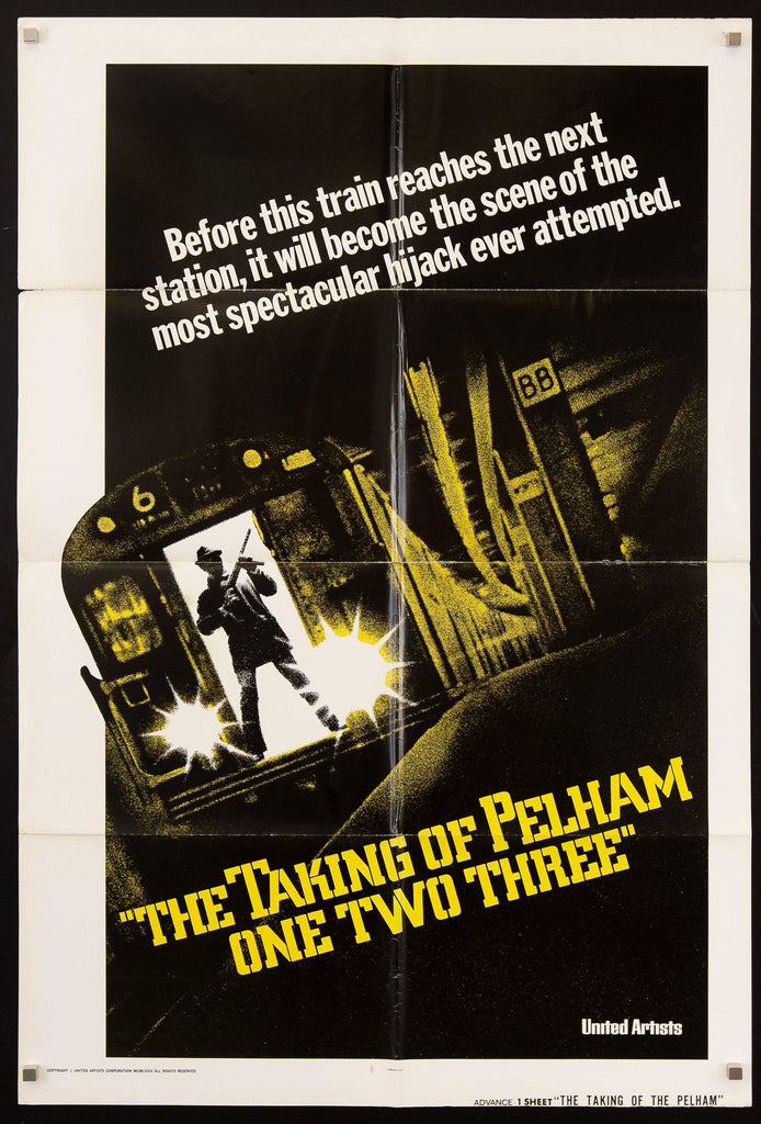 Taking of Pelham One Two Three Original Vintage Movie Poster