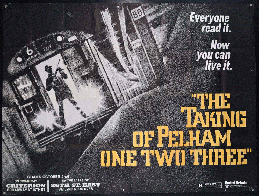 Taking of Pelham One Two Three Original Vintage Movie Poster