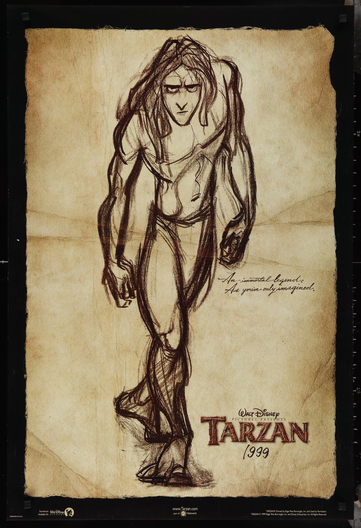Tarzan Original Vintage Movie Poster