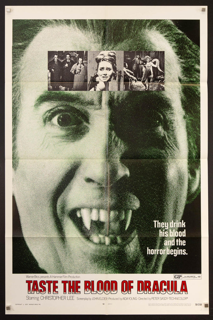 Taste the Blood of Dracula Original Vintage Movie Poster