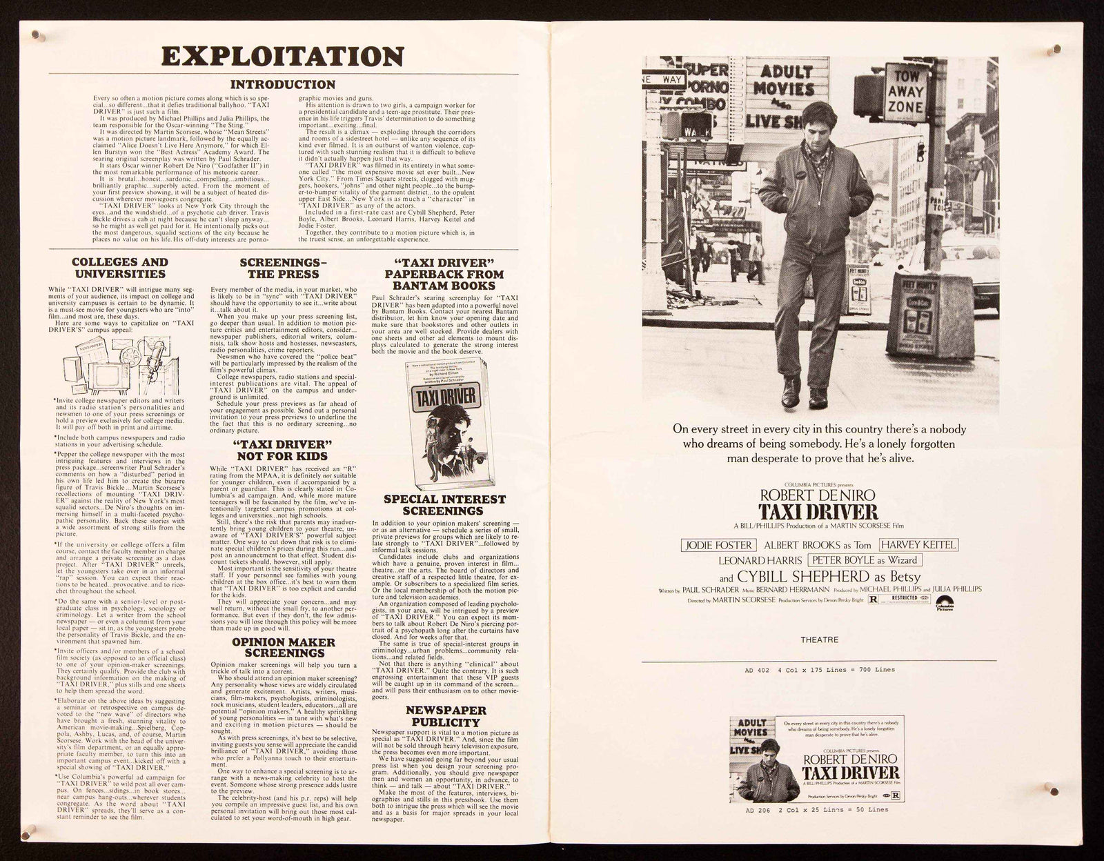 Taxi Driver Original Vintage Movie Poster