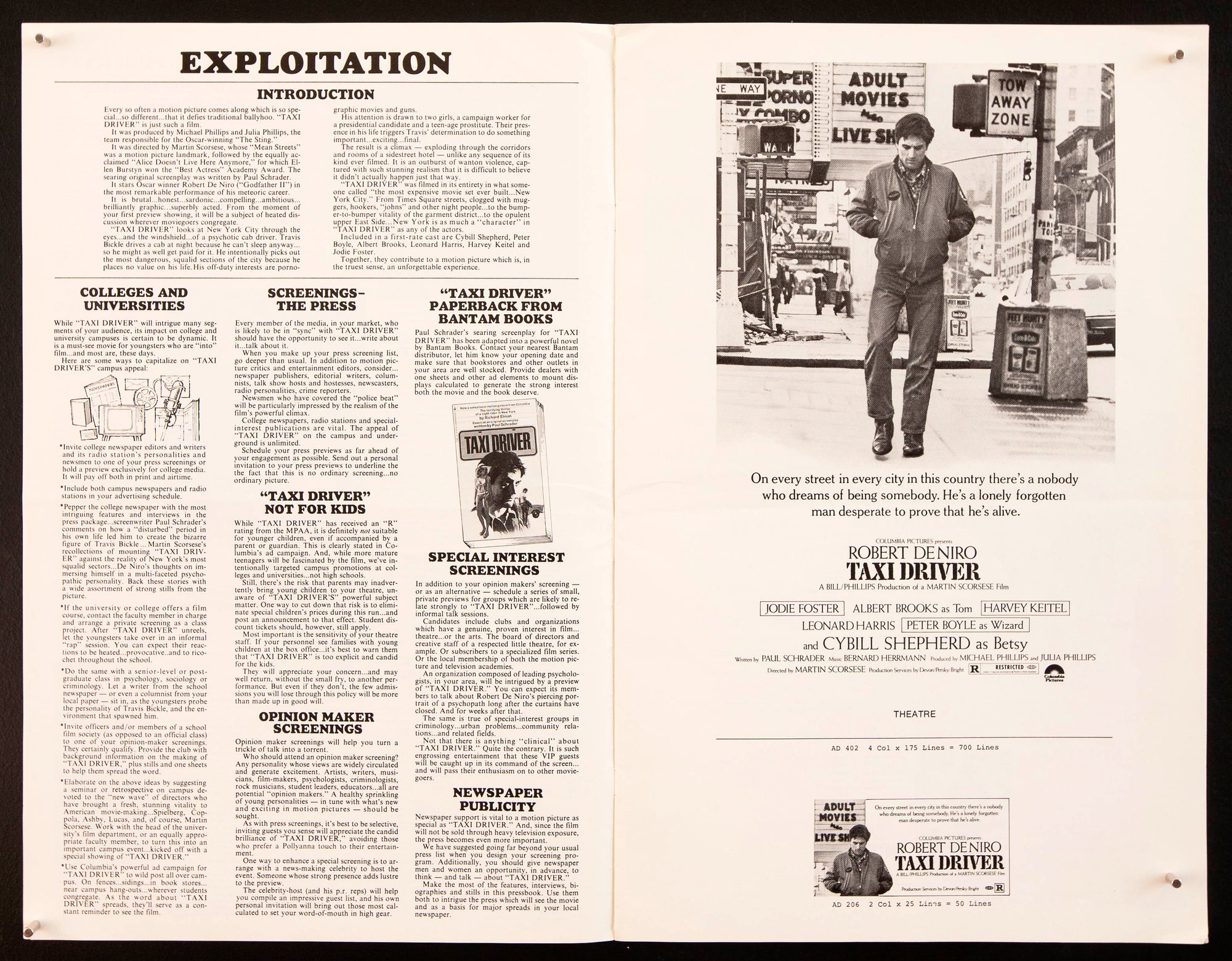 Taxi Driver Original Vintage Movie Poster