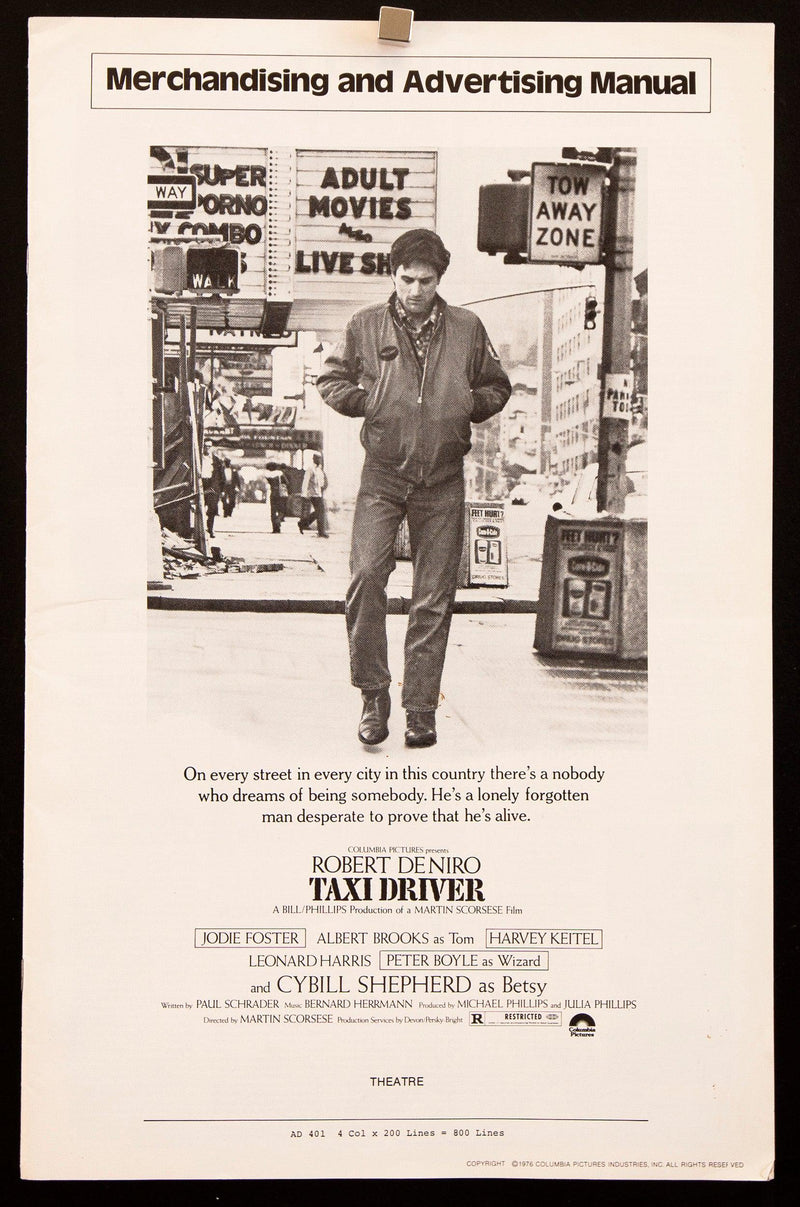 Taxi Driver (1976) Original One-Sheet Movie Poster - Original Film Art -  Vintage Movie Posters