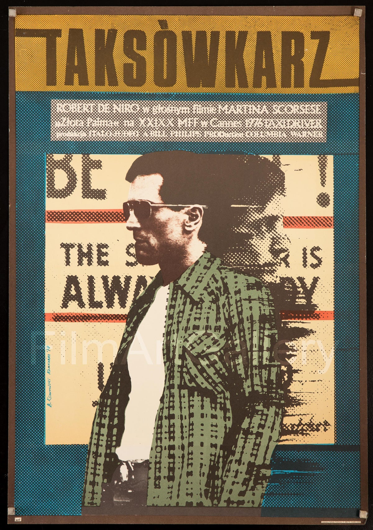 Taxi Driver Original Vintage Movie Poster
