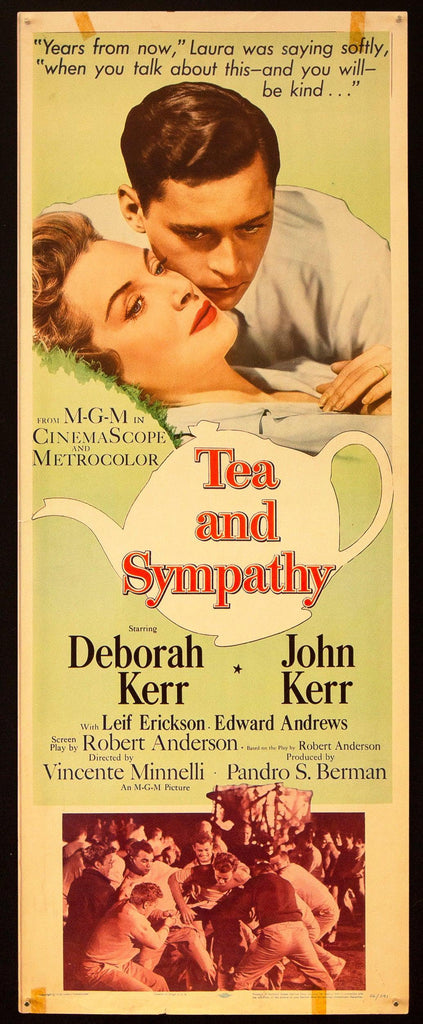 Tea and Sympathy Movie Poster 1956 Insert (14x36)