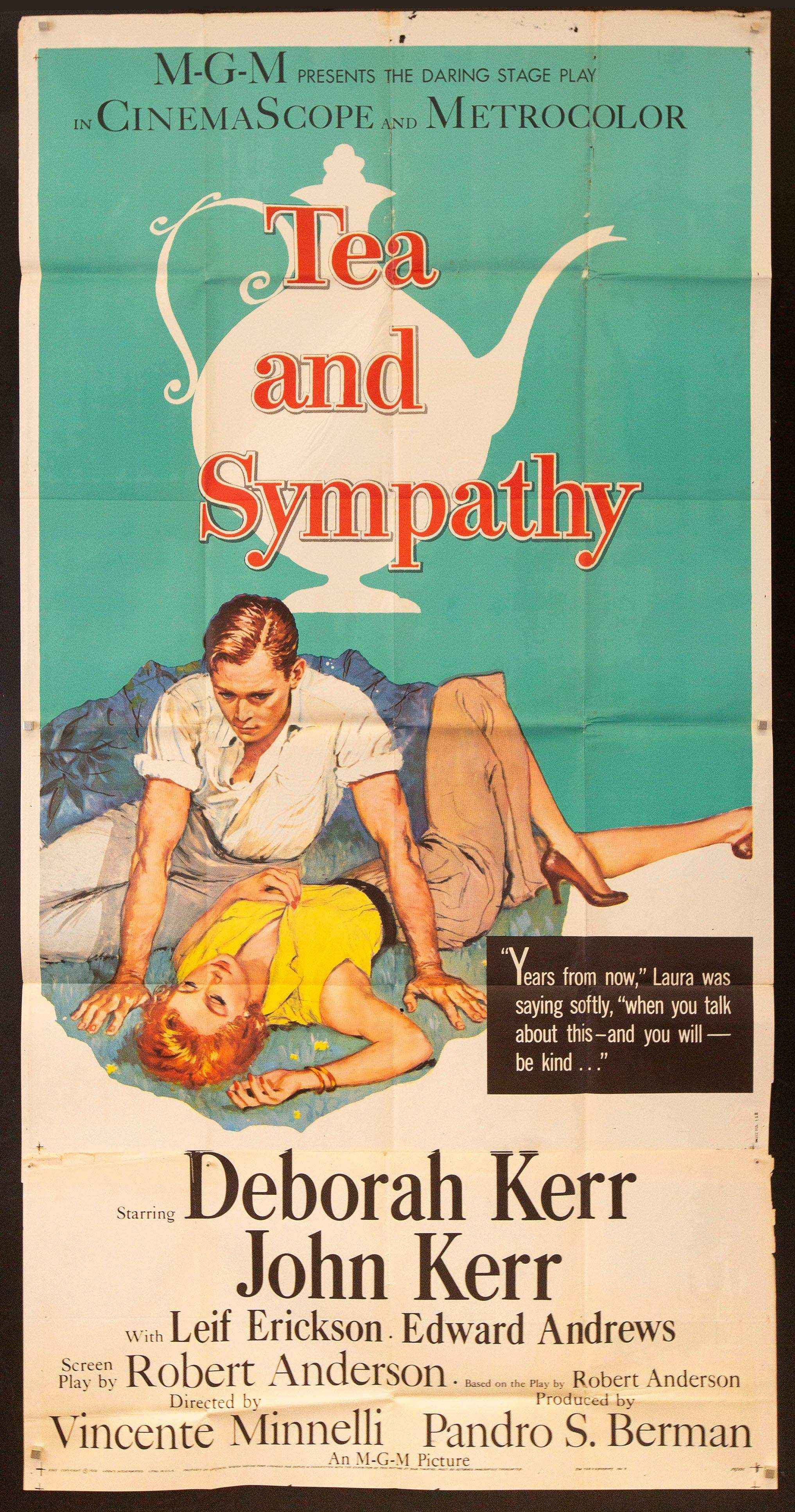 Tea and Sympathy Movie Poster 1956 3 Sheet (41x81)