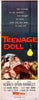 Teenage Doll Insert (14x36) Original Vintage Movie Poster