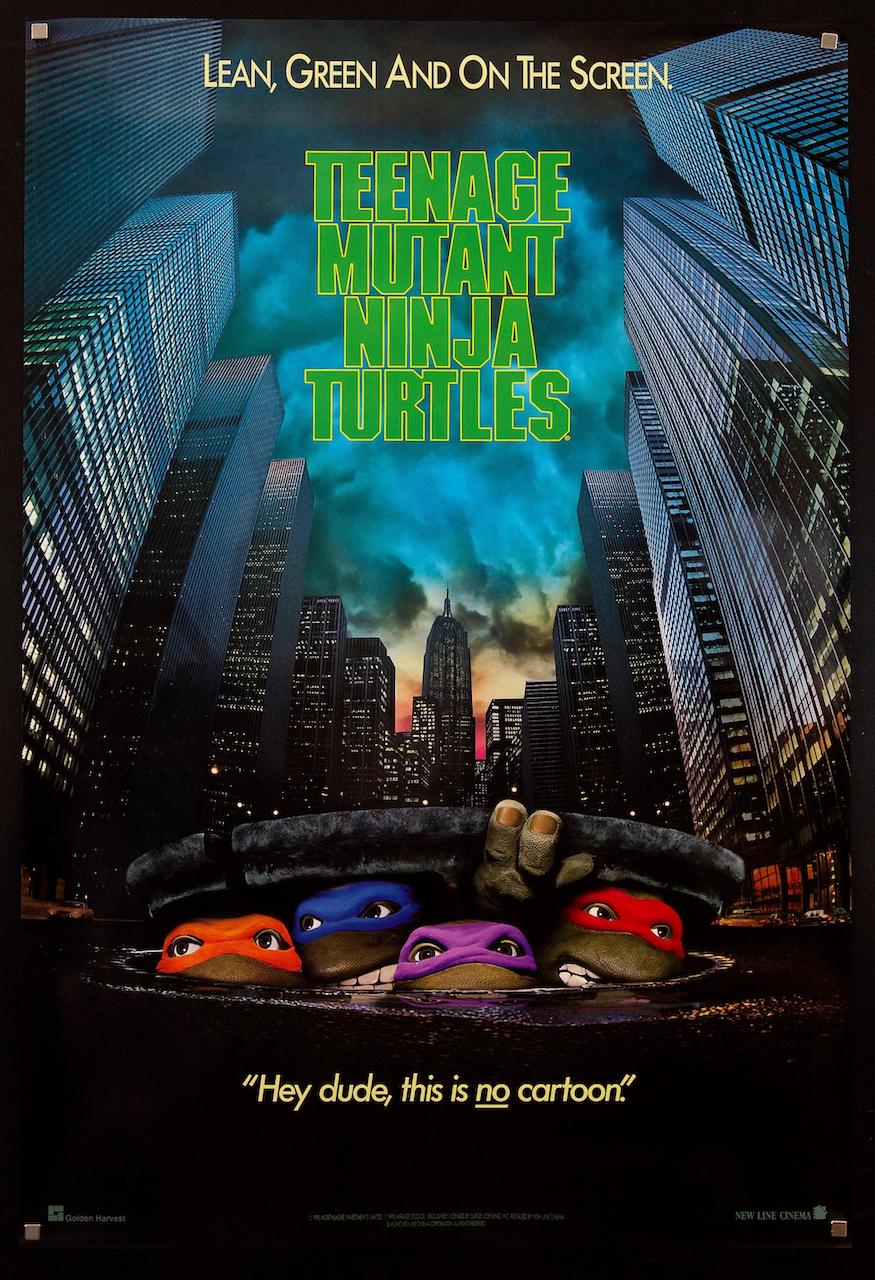 Teenage Mutant Ninja Turtles Original Vintage Movie Poster