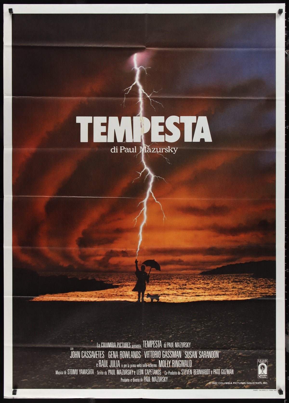 Tempest Italian 2 Foglio (39x55) Original Vintage Movie Poster