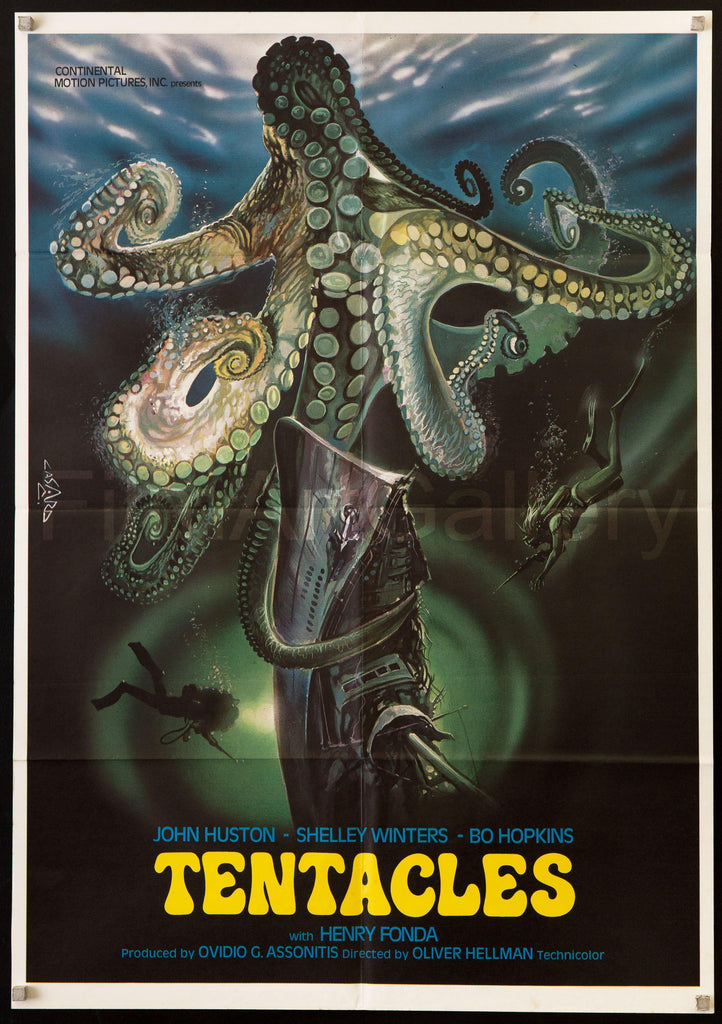 Tentacles Original Vintage Movie Poster