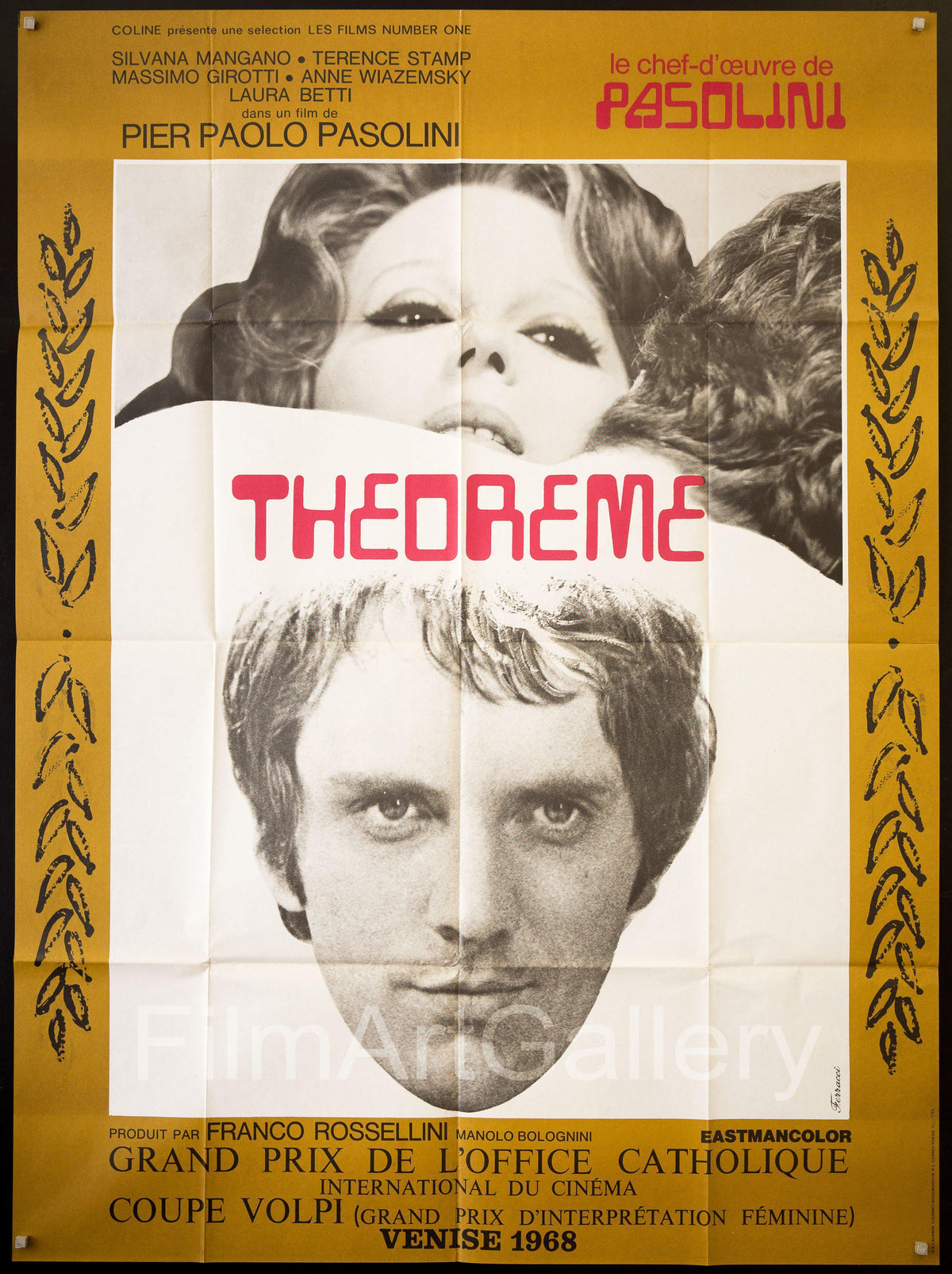 Teorema Original Vintage Movie Poster