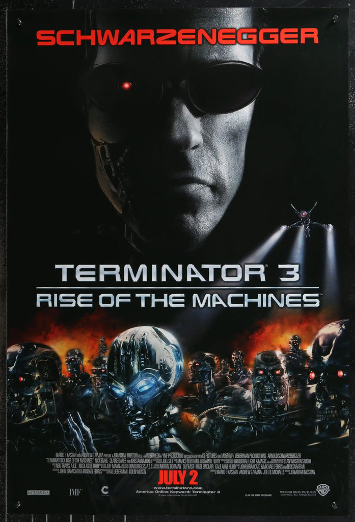 ターミネーター3　ポスター　73×52 Terminator 3 Movie Poster 2003 1 Sheet (27x41)