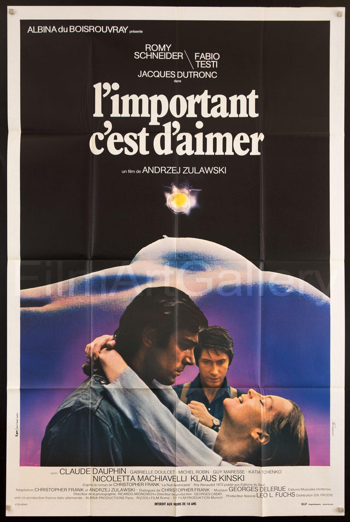 That Most Important Thing: Love (L'Important C'est D'Aimer) French 1 panel (47x63) Original Vintage Movie Poster