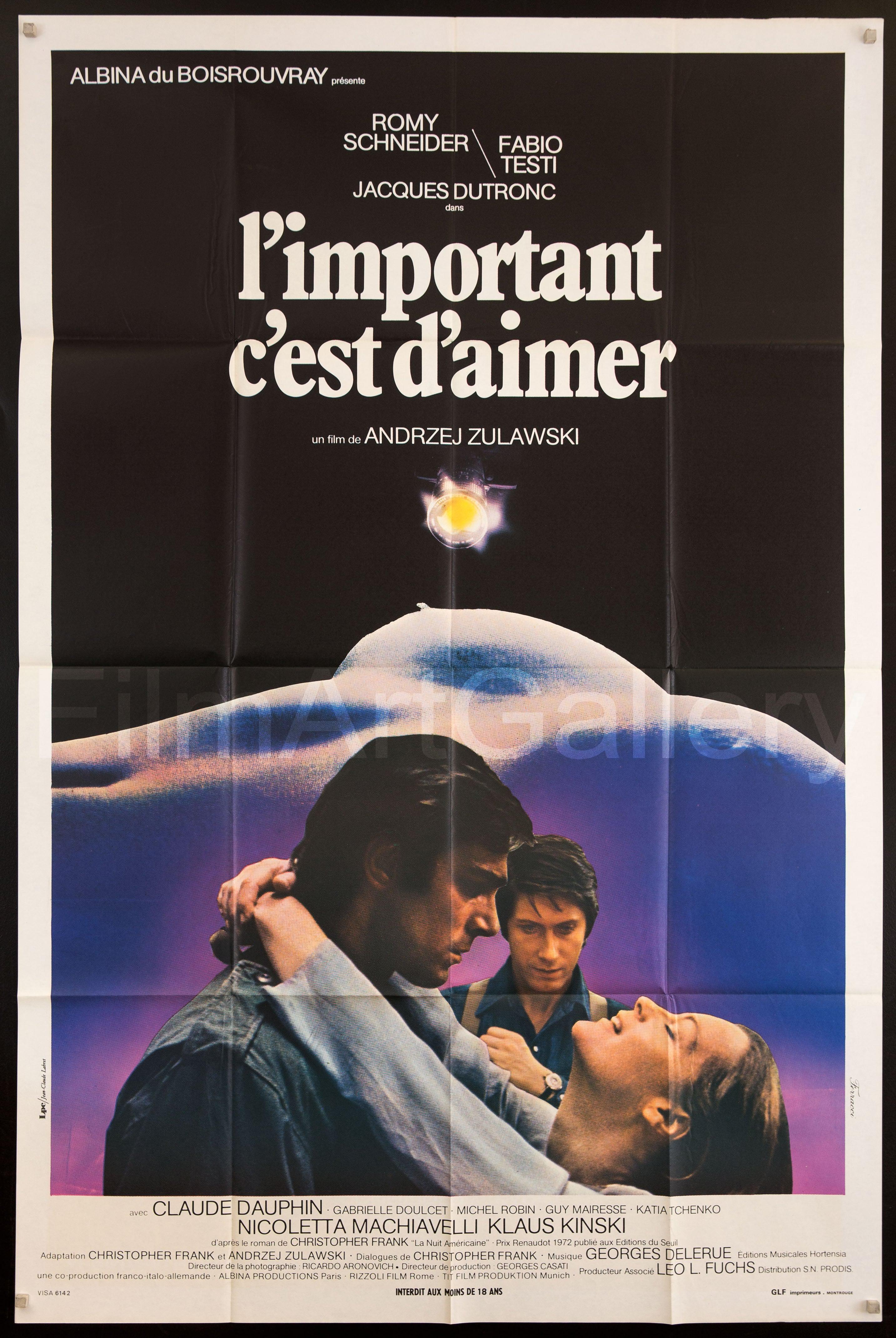 That Most Important Thing: Love (L'Important C'est D'Aimer) Movie