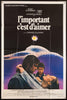 That Most Important Thing: Love (L'Important C'est D'Aimer) Original Vintage Movie Poster