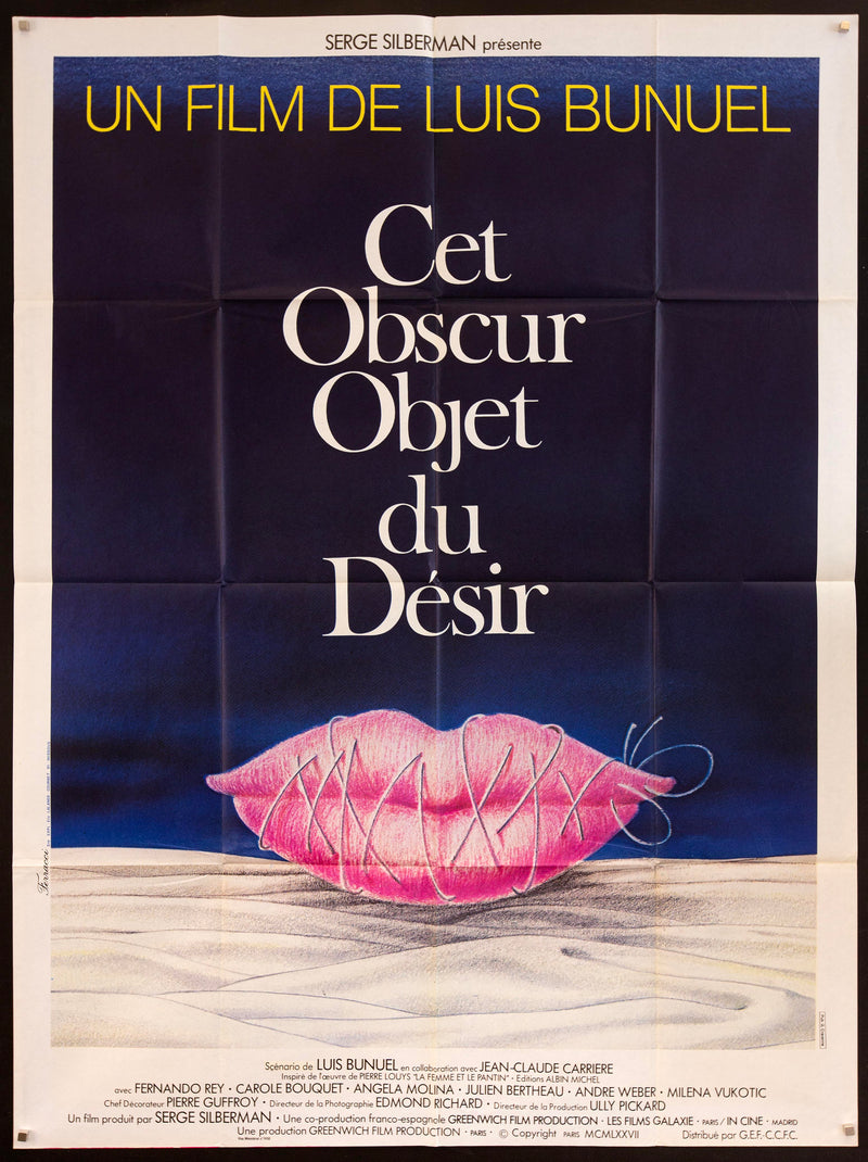 That Obscure Object of Desire French 1 panel (47x63) Original Vintage Movie Poster