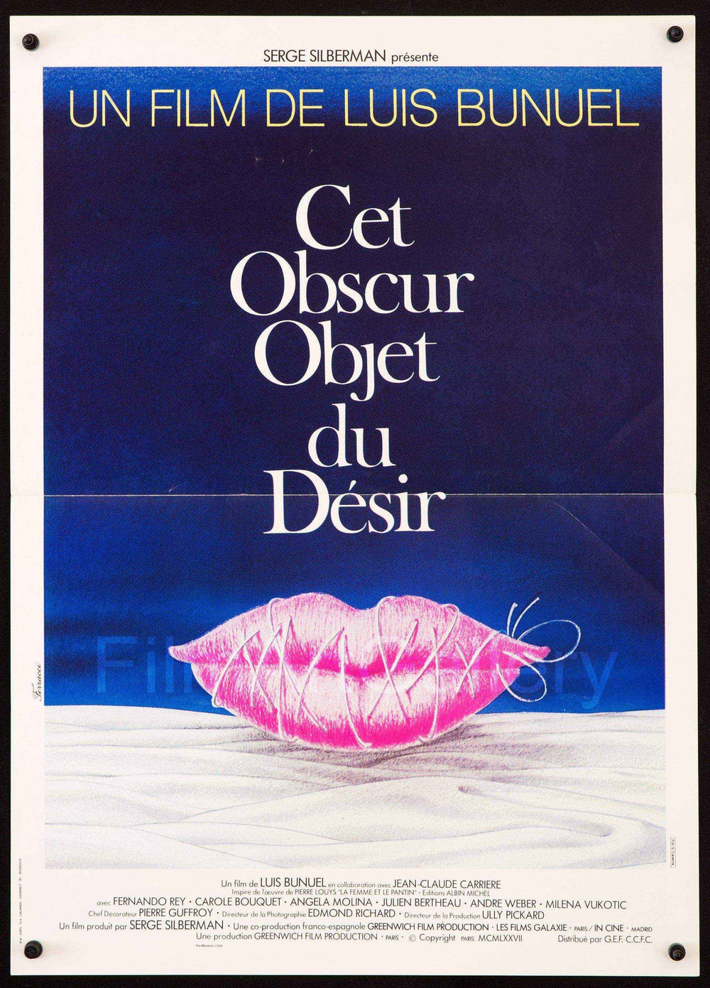 That Obscure Object of Desire Original Vintage Movie Poster