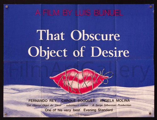 That Obscure Object of Desire Original Vintage Movie Poster