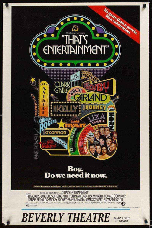 That's Entertainment Original Vintage Movie Poster