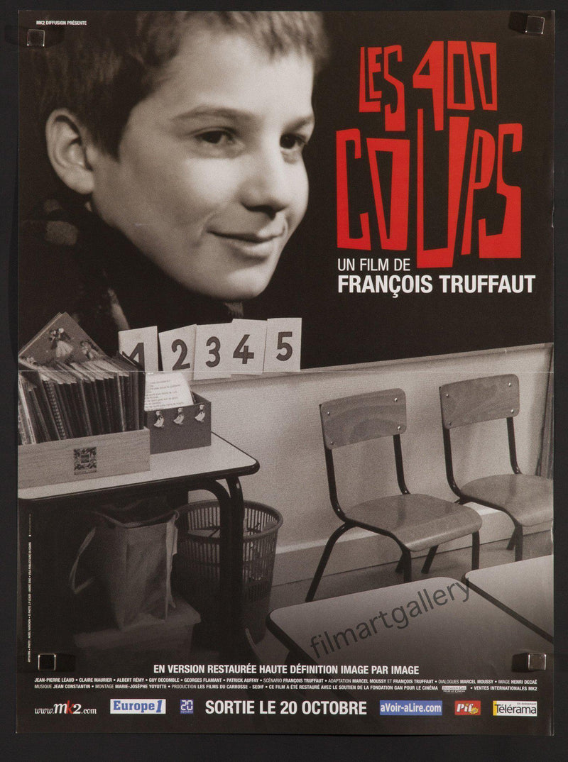 The 400 Blows (Les Quatre Cents Coups) French mini (16x23) Original Vintage Movie Poster