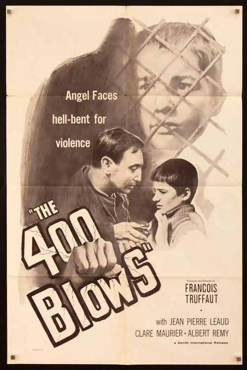 The 400 Blows (Les Quatre Cents Coups) Original Vintage Movie Poster