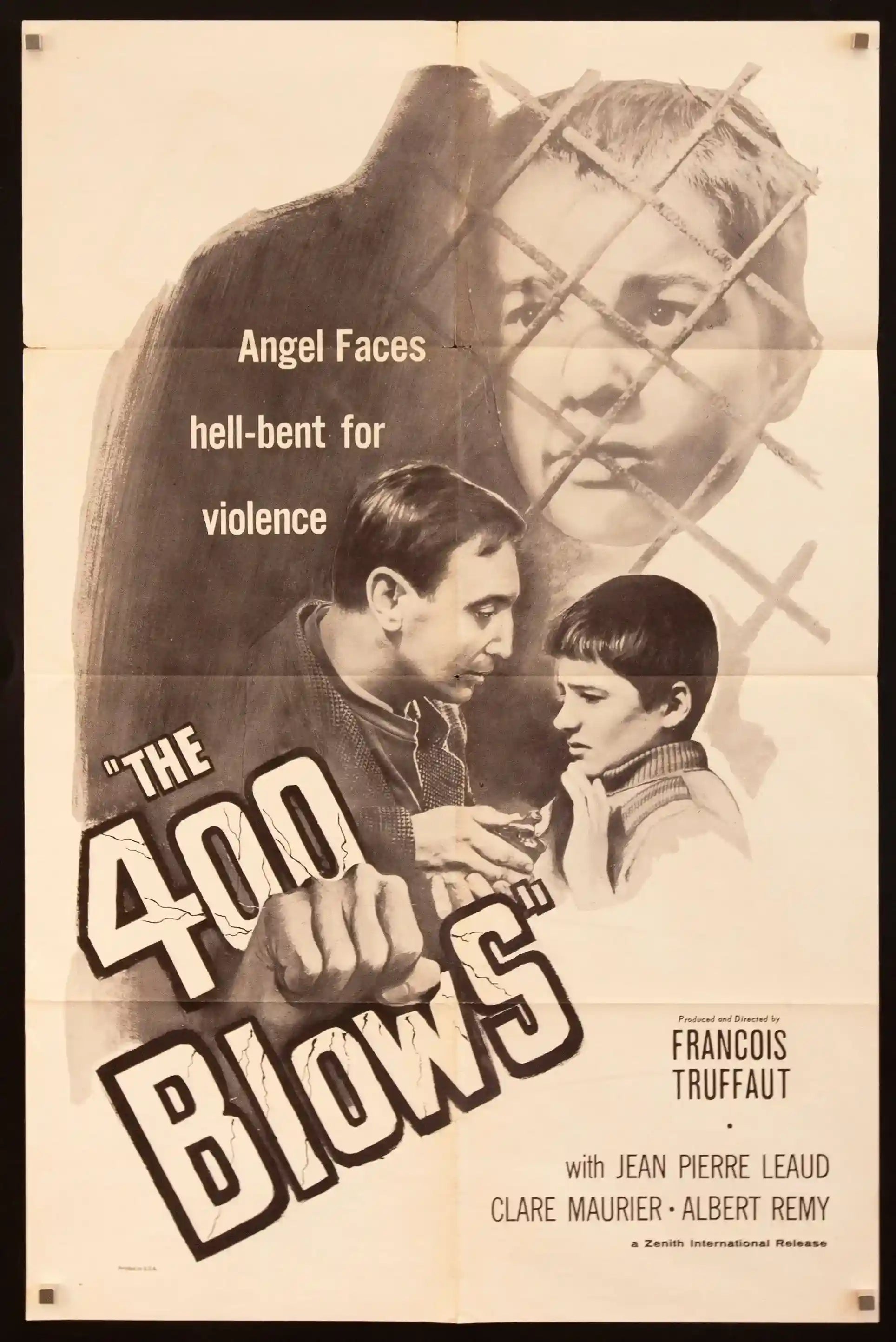 The 400 Blows (Les Quatre Cents Coups) Movie Poster 1959 1 Sheet