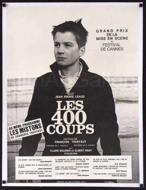 The 400 Blows (Les Quatre Cents Coups) Original Vintage Movie Poster