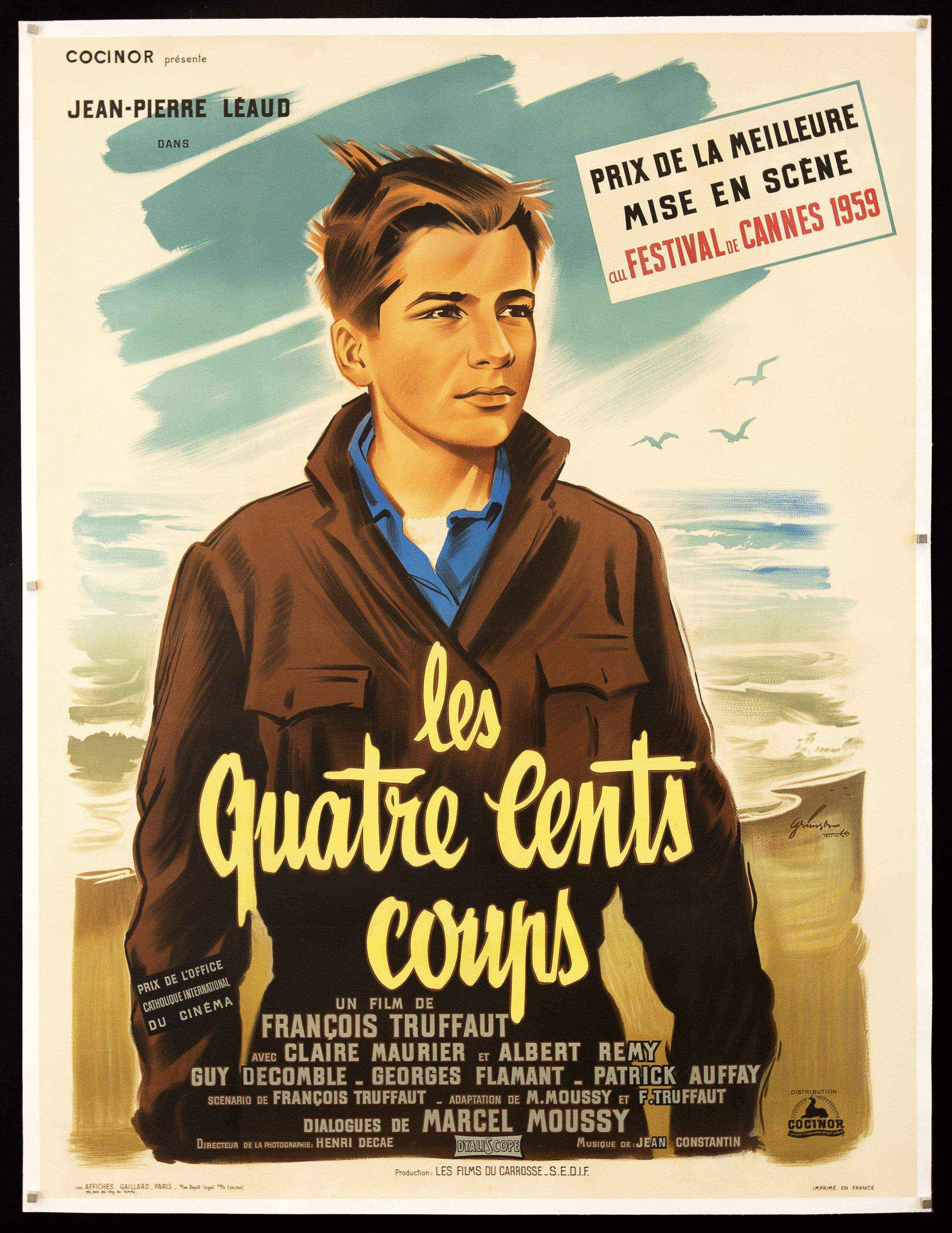 The 400 Blows (Les Quatre Cents Coups) Movie Poster 1959 French 1