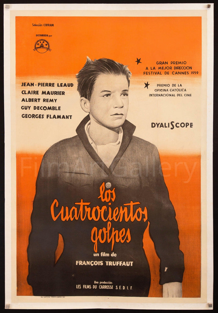 The 400 Blows (Les Quatre Cents Coups) Original Vintage Movie Poster