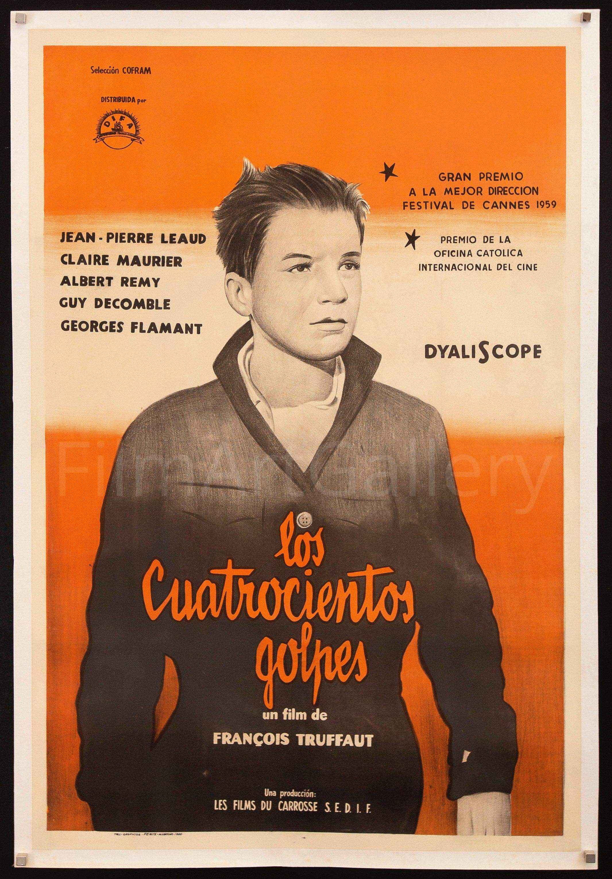 The 400 Blows (Les Quatre Cents Coups) Movie Poster 1960 1 Sheet