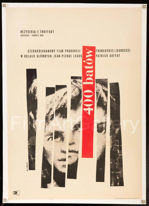 The 400 Blows (Les Quatre Cents Coups) Original Vintage Movie Poster