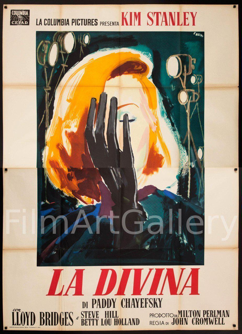 The Actress (La Divina) Original Vintage Movie Poster