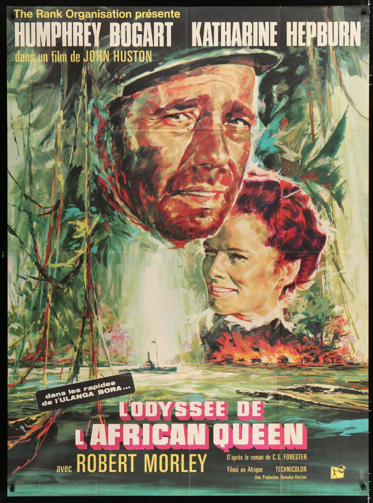 The African Queen Original Vintage Movie Poster