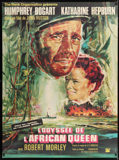 The African Queen Original Vintage Movie Poster