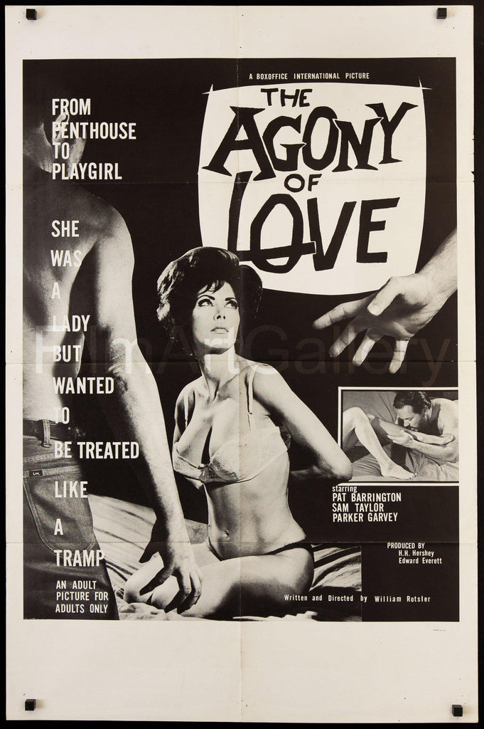 The Agony of Love Original Vintage Movie Poster