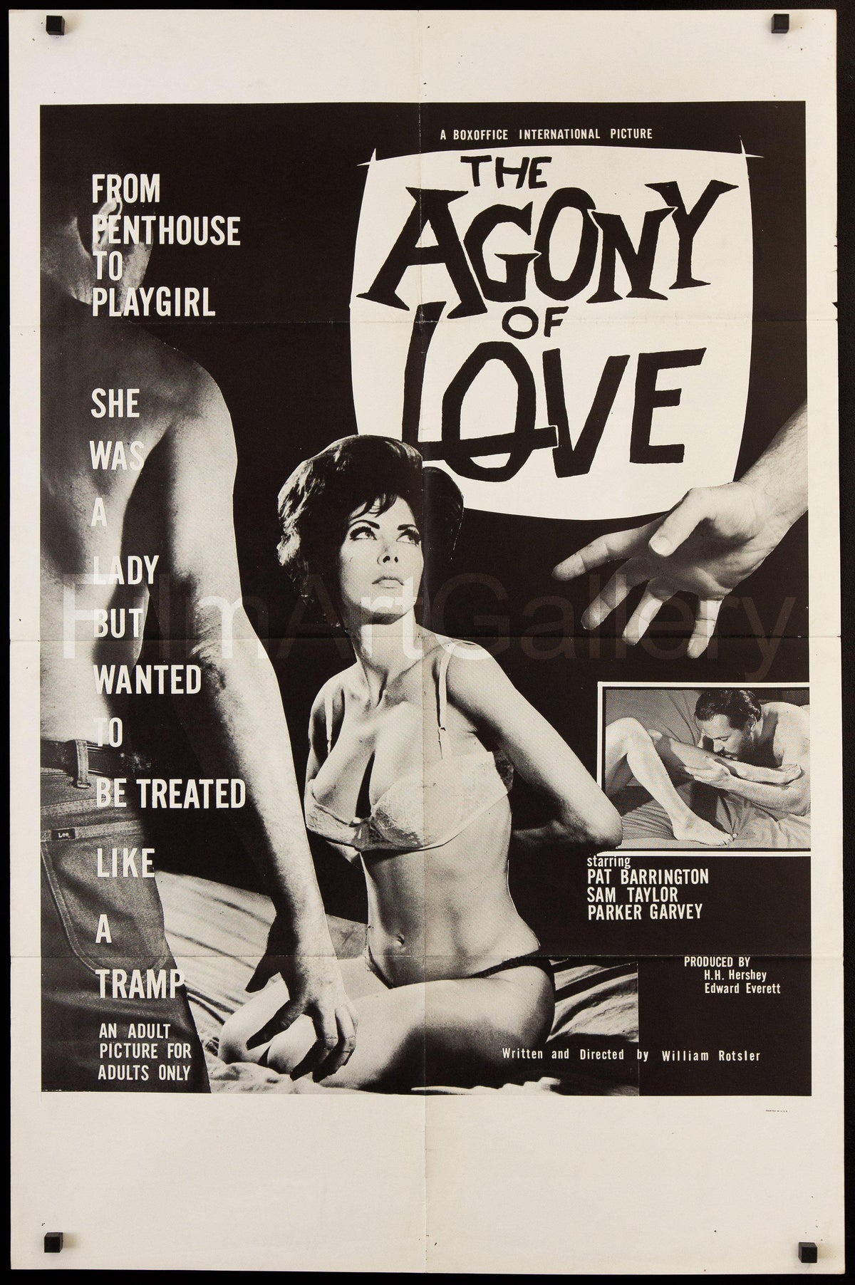 The Agony of Love Original Vintage Movie Poster