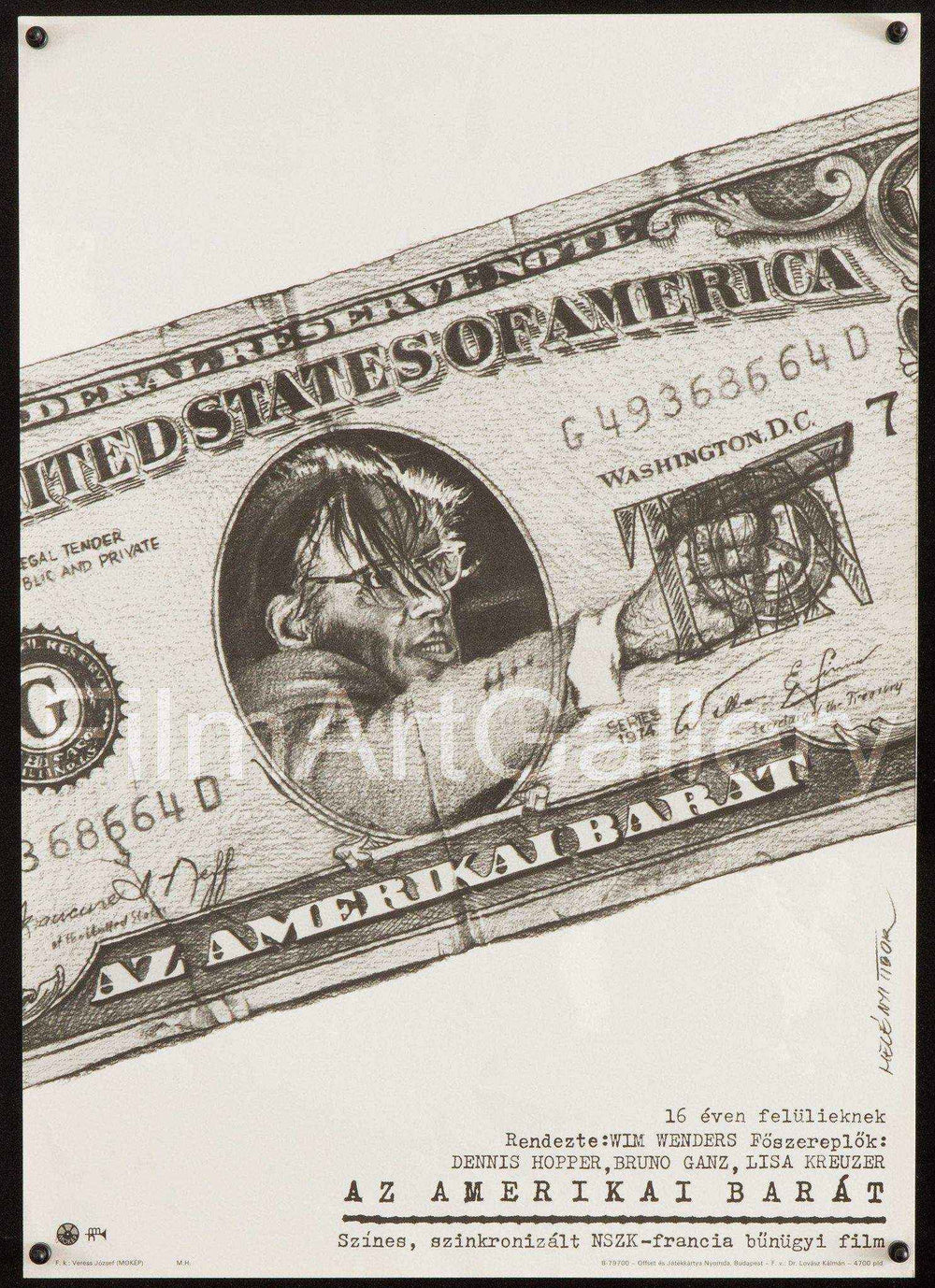 The American Friend Original Vintage Movie Poster
