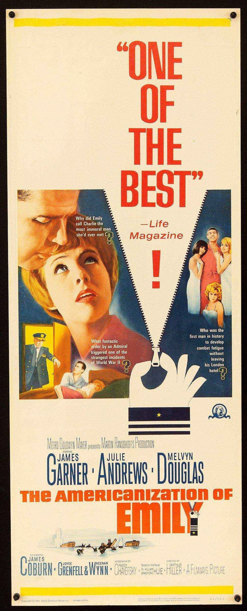 The Americanization of Emily Original Vintage Movie Poster