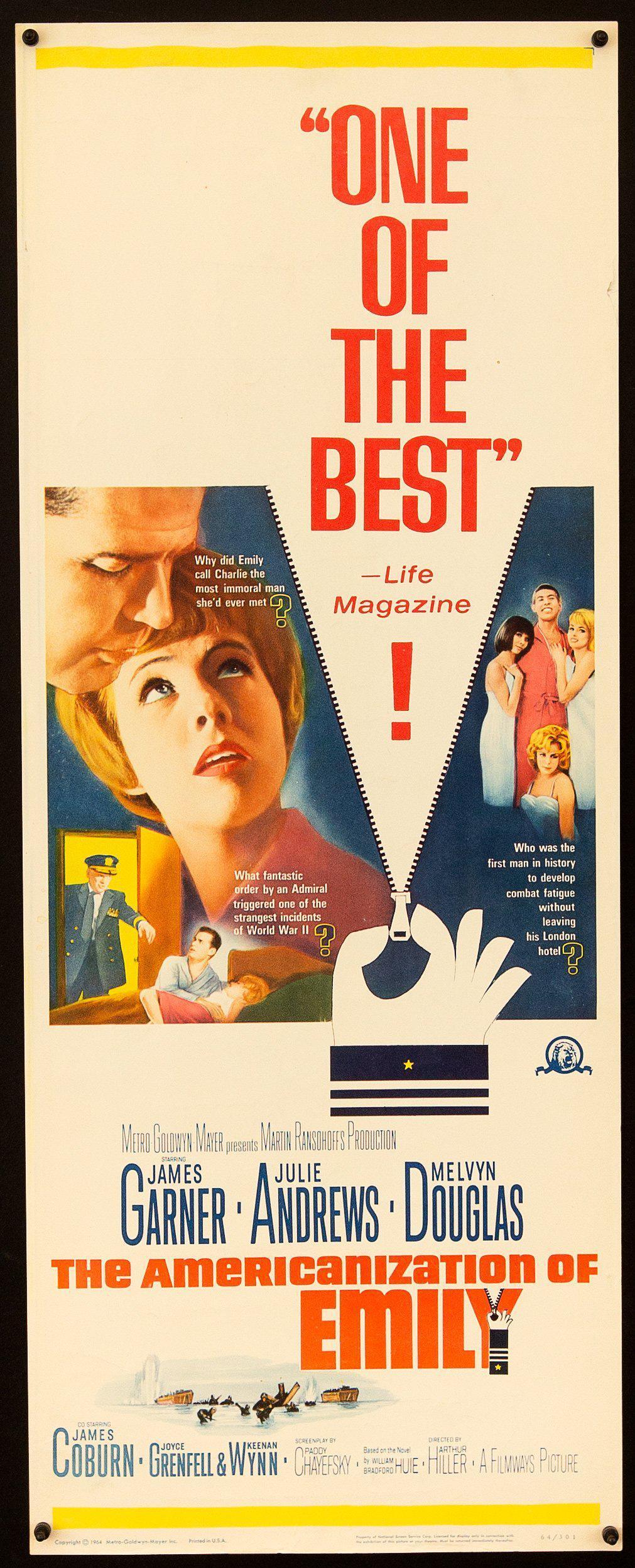 The Americanization of Emily Original Vintage Movie Poster