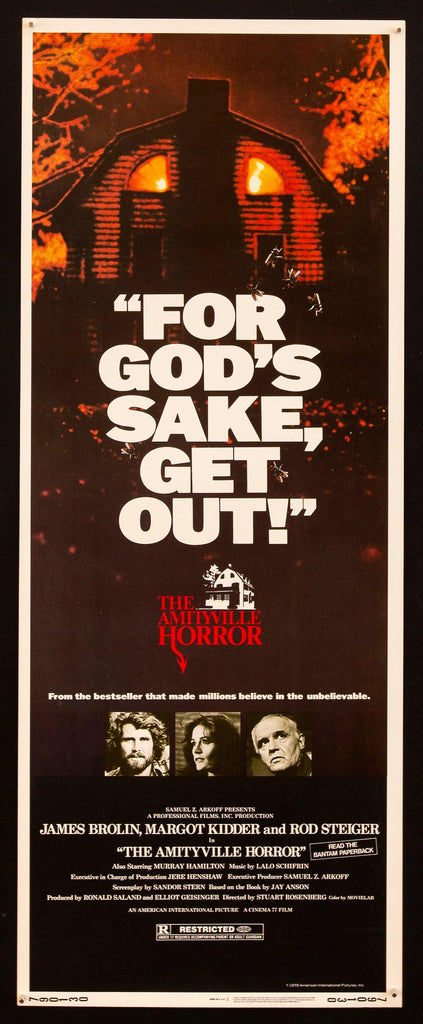 The Amityville Horror Insert (14x36) Original Vintage Movie Poster