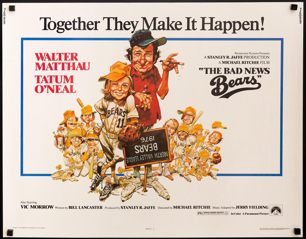 The Bad News Bears Original Vintage Movie Poster