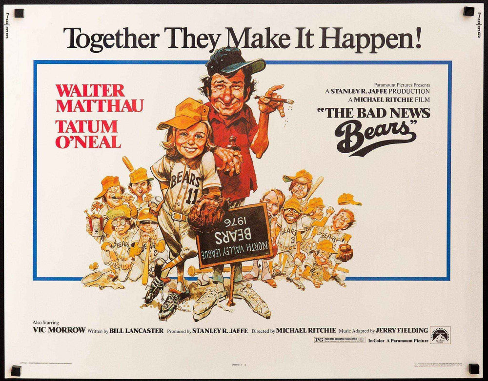 The Bad News Bears Original Vintage Movie Poster