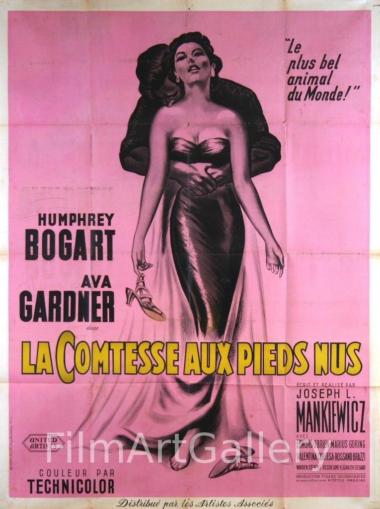 The Barefoot Contessa Original Vintage Movie Poster