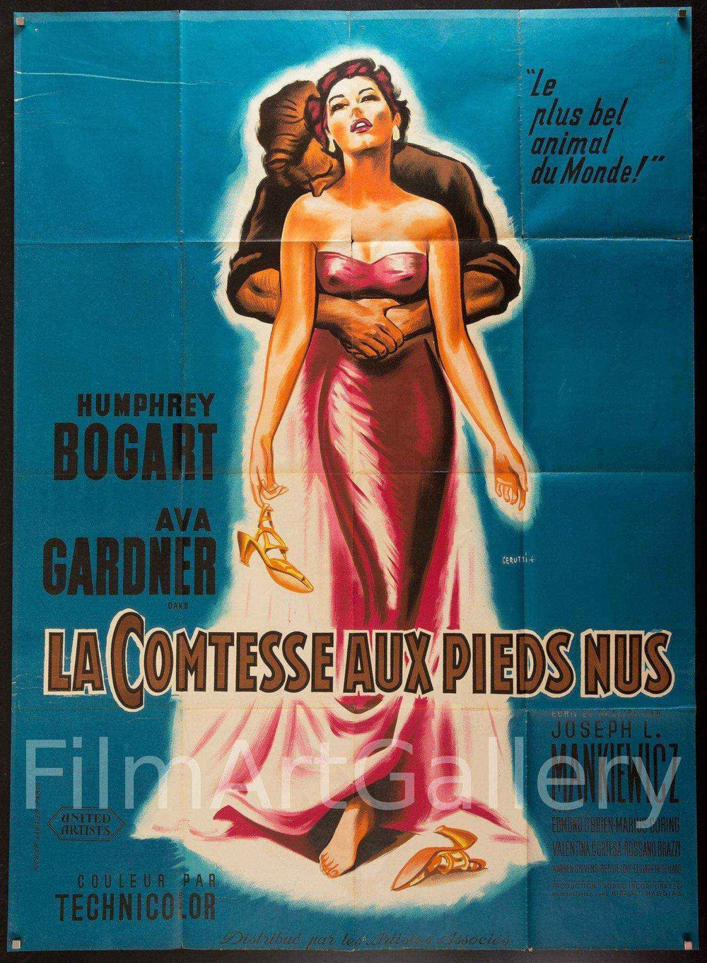 The Barefoot Contessa Original Vintage Movie Poster