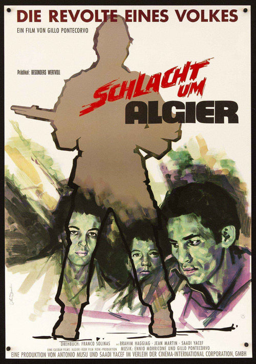 The Battle of Algiers (La Battaglia Di Algeri) Original Vintage Movie Poster