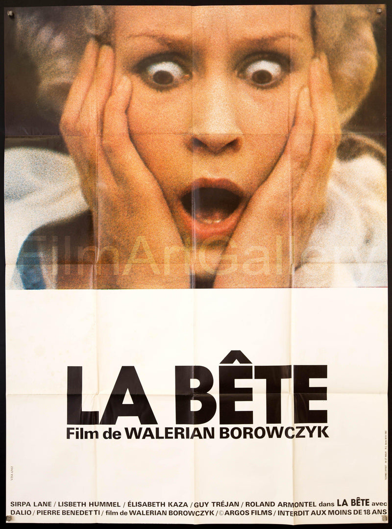 The Beast (La Bete) French 1 panel (47x63) Original Vintage Movie Poster