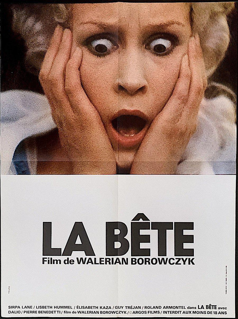 The Beast (La Bete) French Small (23x32) Original Vintage Movie Poster