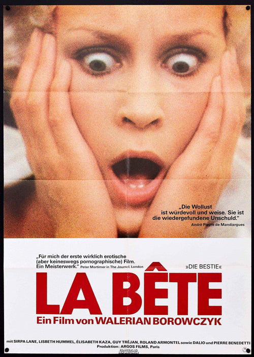 The Beast (La Bete) Original Vintage Movie Poster