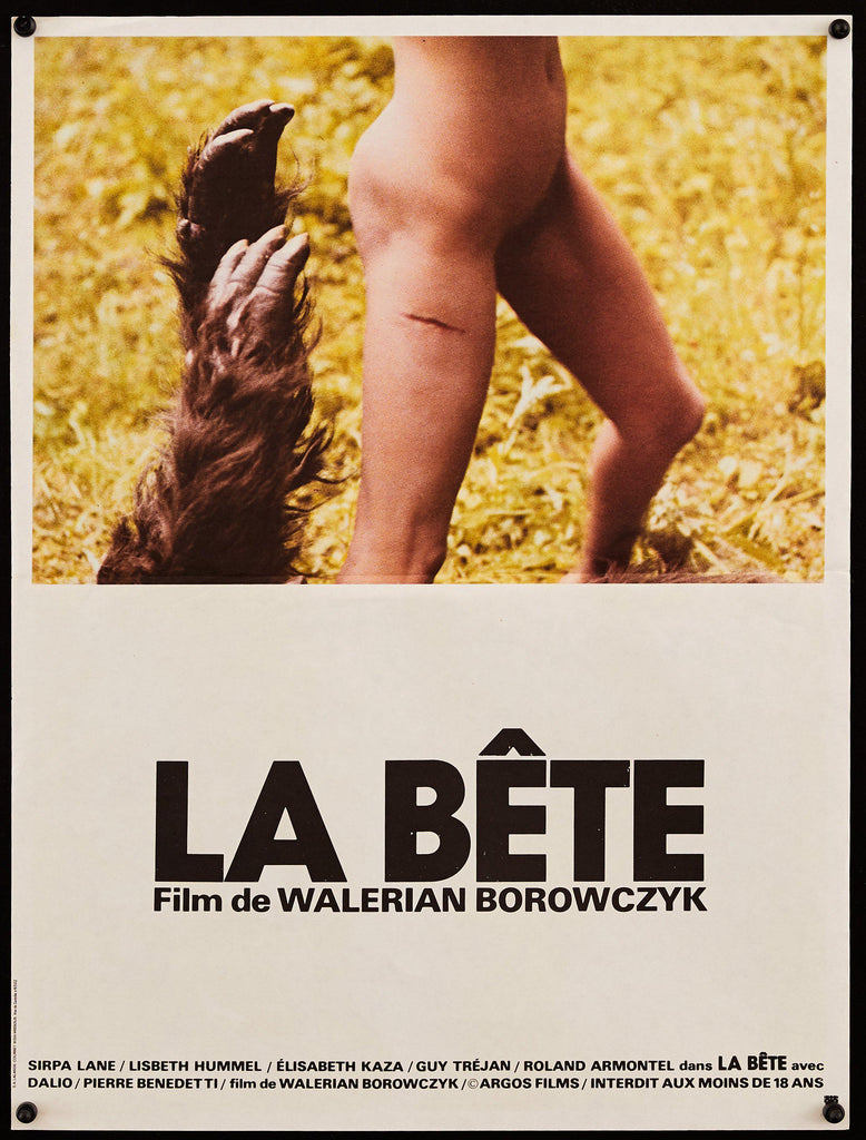 The Beast (La Bete) Original Vintage Movie Poster